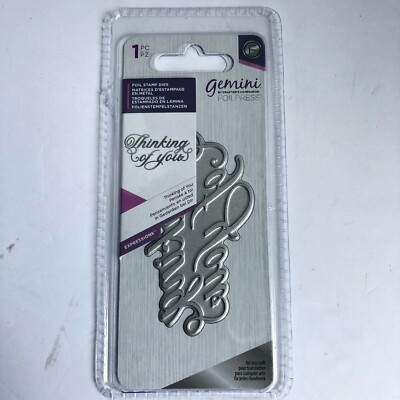 Gemini Crafter's Companion Foil Stamp Metal Dies Expressions