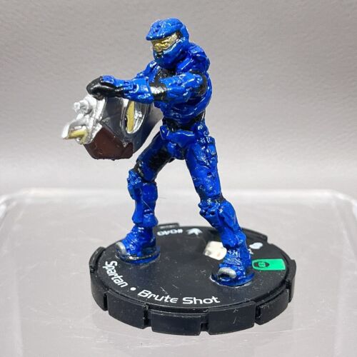 Halo ActionClix Miniatures Blue Spartan Brute Shot with Matching Card #040 - Picture 3 of 6