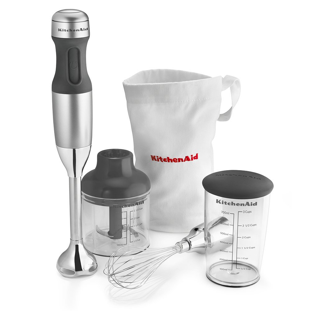 KitchenAid KHB2351CU 3-Speed Hand Blender - Contour Silver, 
