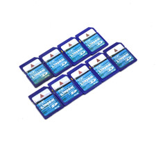 Lot Of 9 Kingston 1GB SD Camera Memory Cards