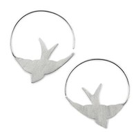 Vogel Ohrringe 925 Silber - Kinder Damen Ohrstecker