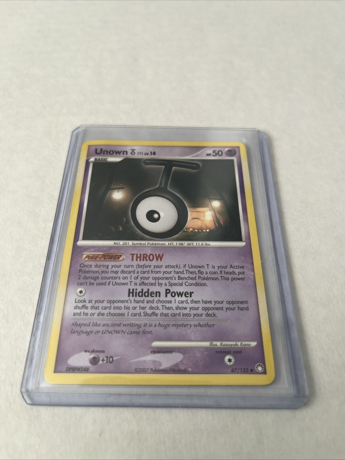 Pokémon TCG Unown Q Majestic Dawn 49 Regular Uncommon