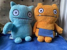 Hasbro 2019 Ugly Doll Plush Blue Ice Bat warm Wishes 9" Stuffed Animal Toy