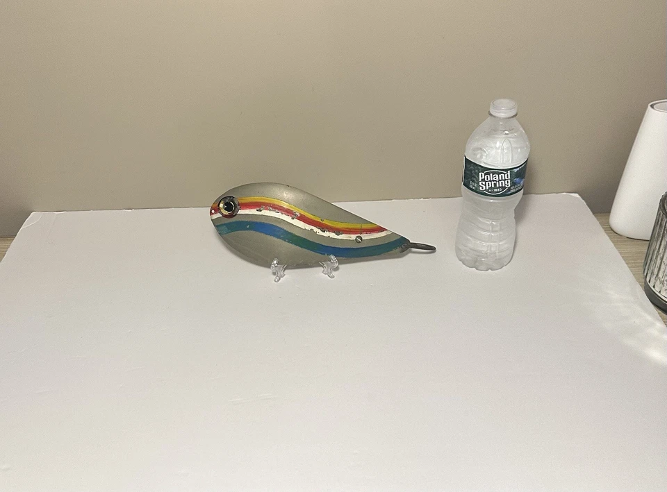 Vintage Hand Painted Deep Sea Fishing Spoon Lure One-of-a-Kind **MUST SEE 👀** - Image 2 of 4