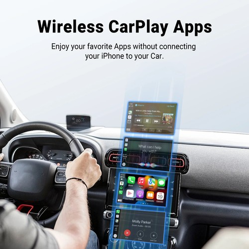 Ottomotion Wireless Carplay/Android Auto Mini Adapter USB Bluetooth Plug & Play - Photo 6 sur 16