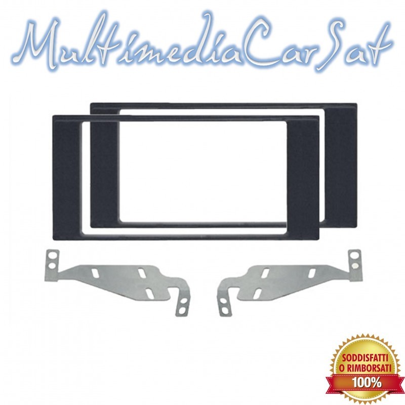 Mascherina Autoradio 2 Doppio DIN Nero Lucido NISSAN JUKE da 2014- 3699