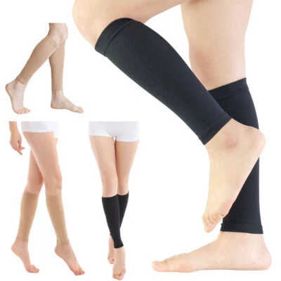Medizinische Stützstrümpfe Waden-Kompressionsstrümpfe Herren Damen LaufenSocken, - Bild 1 von 4