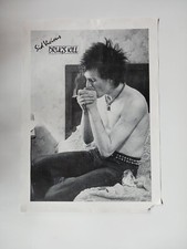Sid Vicious Drugs Kill Photograph UK Import  Sex Pistols Rock Poster 24" x 36"