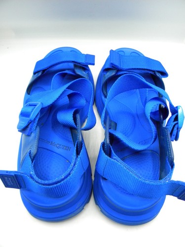 Alexander McQueen Tread Strapped Sandals Blue Men's Size EU 41 $690 WO - Picture 17 of 19