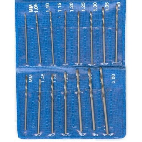 Pin Vise Hand Drill Manual - Jewelry Drill w/Micro Drill Bits (1.05mm-2mm) - 第 2/5 張圖片