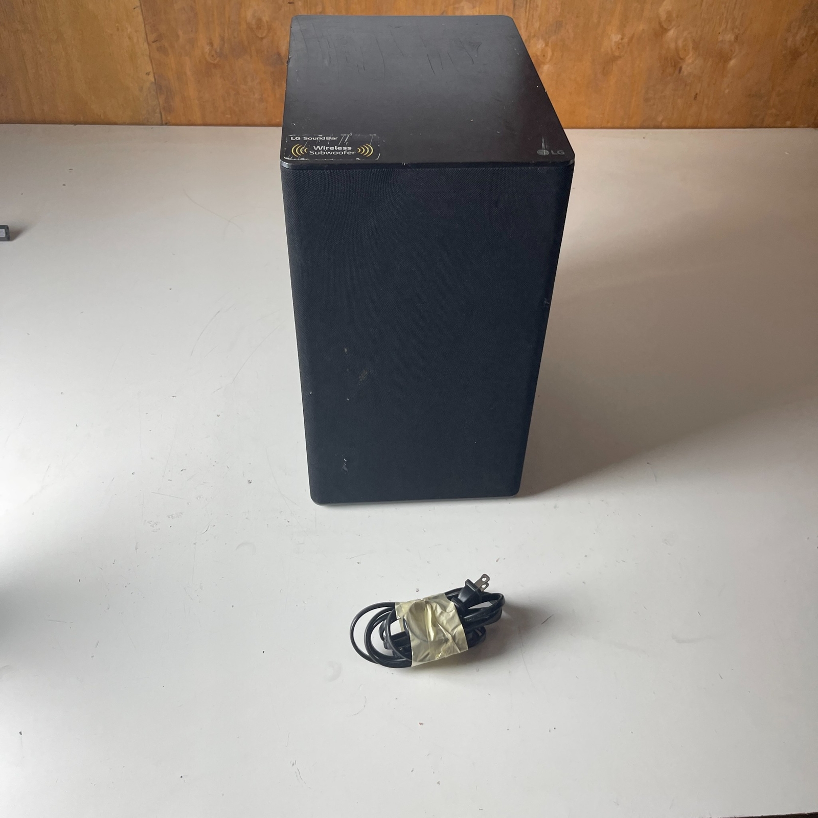 LG SPN8W Black Wireless 38W Dolby Digital 120V60Hz Active Subwoofer Only eBay