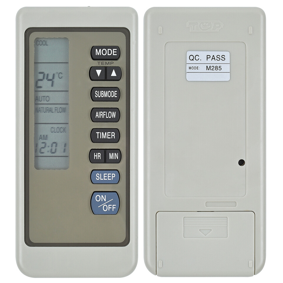 SpooQ Telecomando Universale RKN502A Per Condizionatore Aria - Sostituisce M325, M285, SRK258HENF, AKN502 - Senza Programmazione, Pulsanti Facili, Batterie Non Incluse - 2