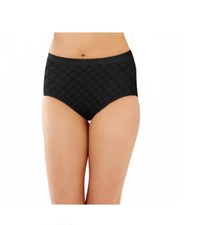 Bali Women Comfort Revolution Seamless Brief Black Size 8/9 6027