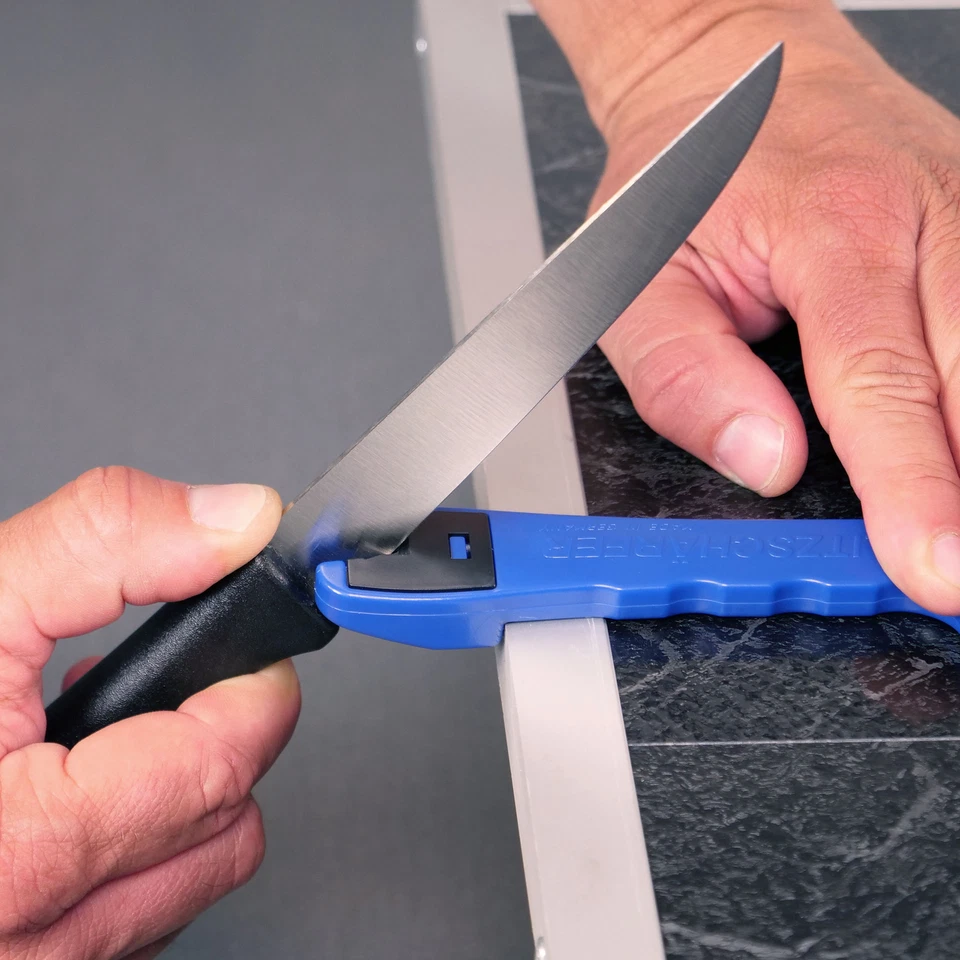 BLITZSCHÄRFER Set 3tlg Messerschärfer Messerschleifer Scherenschleifer manuell - Bild 2 von 4