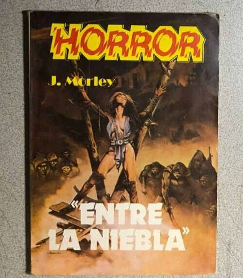 HORROR Entre la Niebla (Spanish language) digest size horror novel VG+