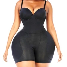 Bodysuit Shapewear Padded Hip Enhancer Bra Cushion Butt Sexy Back Body Shaper