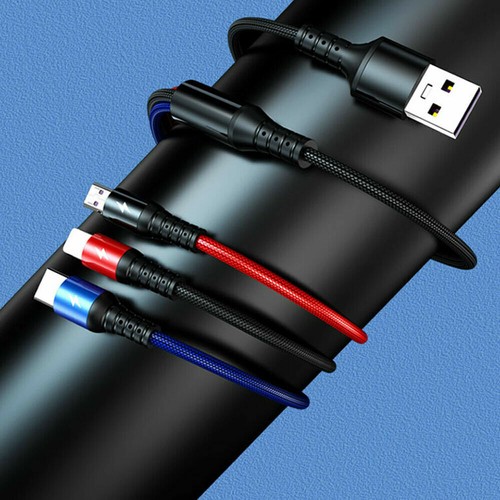 3 in 1 Fast USB Charging Cable Multi Function Cell Phone Charger Cord Universal - Picture 7 of 15
