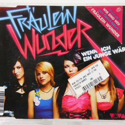 Music Musik MAXI Fräulein Wunder   Wenn Ich Ein Junge Wär Gut