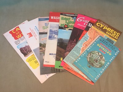 Vintage Sightseeing Maps And Brochures 