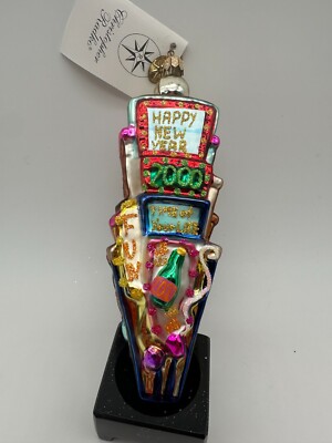2000 Christopher Radko Petite Count Down 6'' ornament 00-546-0