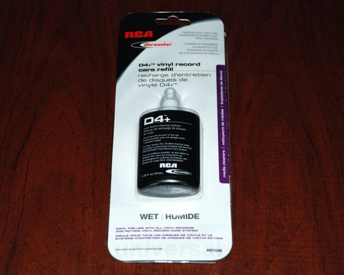 NEW RCA Discwasher D4+ Vinyl Record Care Refill Cleaning Solution 1.25 oz RD1046 - Picture 2 of 3