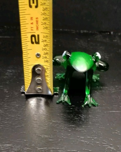 Vintage Hand Blown Art Glass Frog 2" - Picture 11 of 11