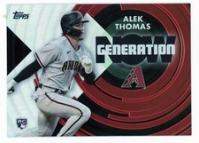 2022 Topps Alek Thomas now generation chrome insert baseball card