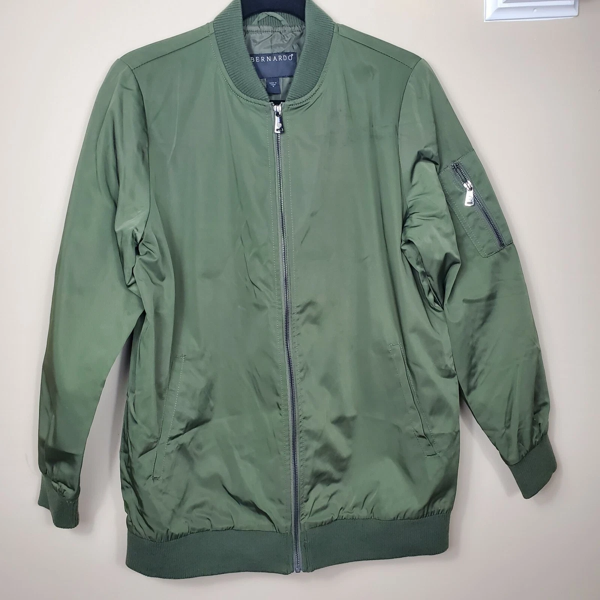 Bernardo boyfriend cheap bomber jacket