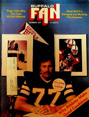 Buffalo Fan Magazine Summer 1977 Tom Sestak Helen Nikiel Jim Ringo
