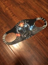 Halloween Face Mask, 3D Printed Face Mask, Washable, Item in USA, Halloween Mask
