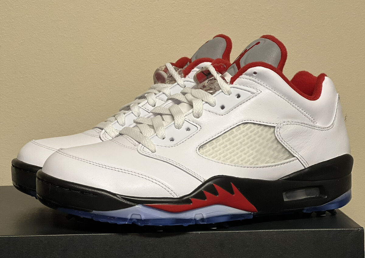 NEW! NIKE AIR JORDAN V LOW RETRO 5 GOLF CLEATS SZ 8.5 NEW! NIKE AIR JORDAN V LOW RETRO 5 GOLF CLEATS SZ 8.5