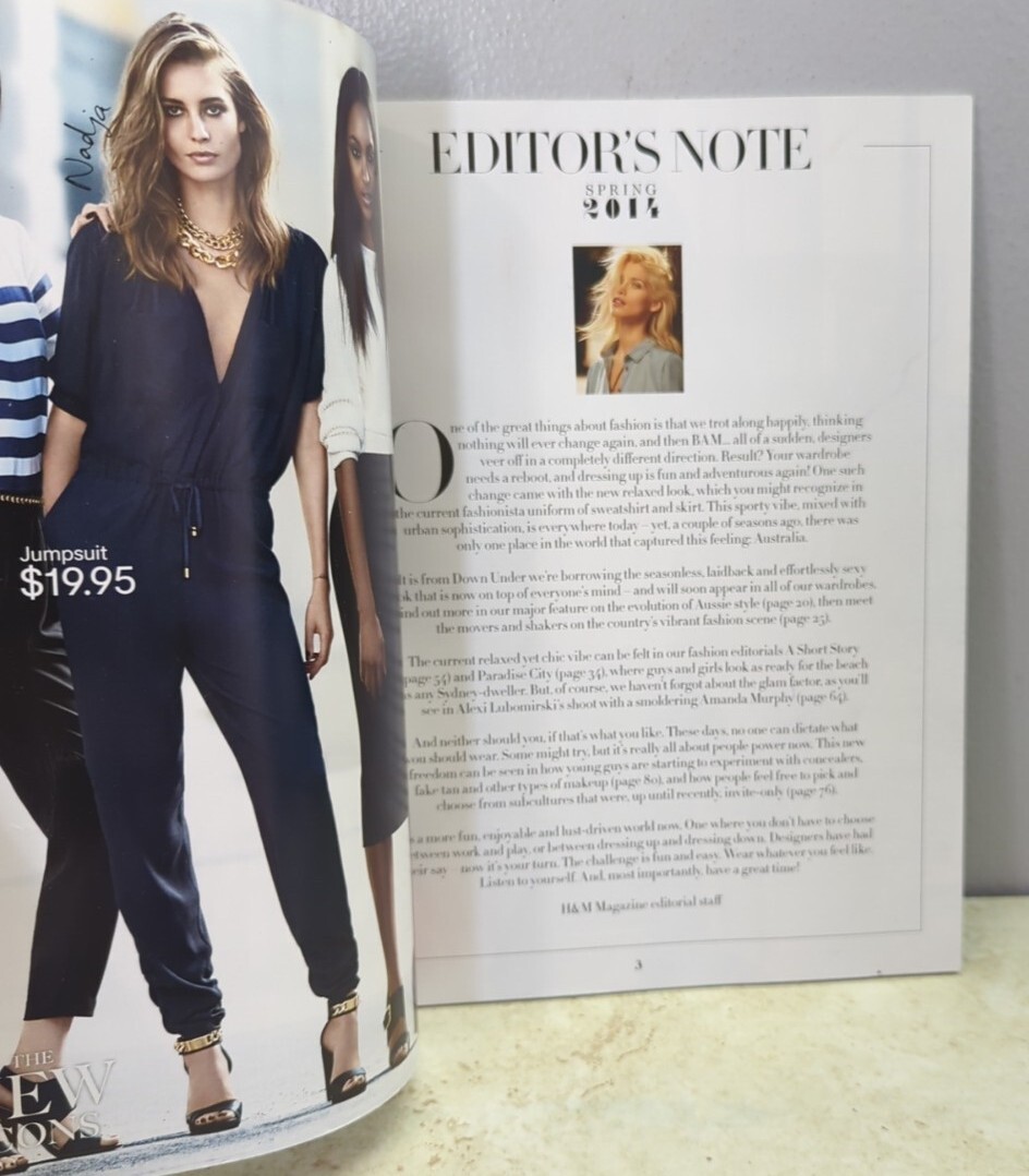 H&M Magazine Spring 2014 It's A Glam Spring The Aussie Style