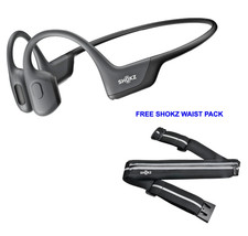 SHOKZ OpenRun Pro Bone Conduction Sport Headphone FREE WAIST PACK - Black