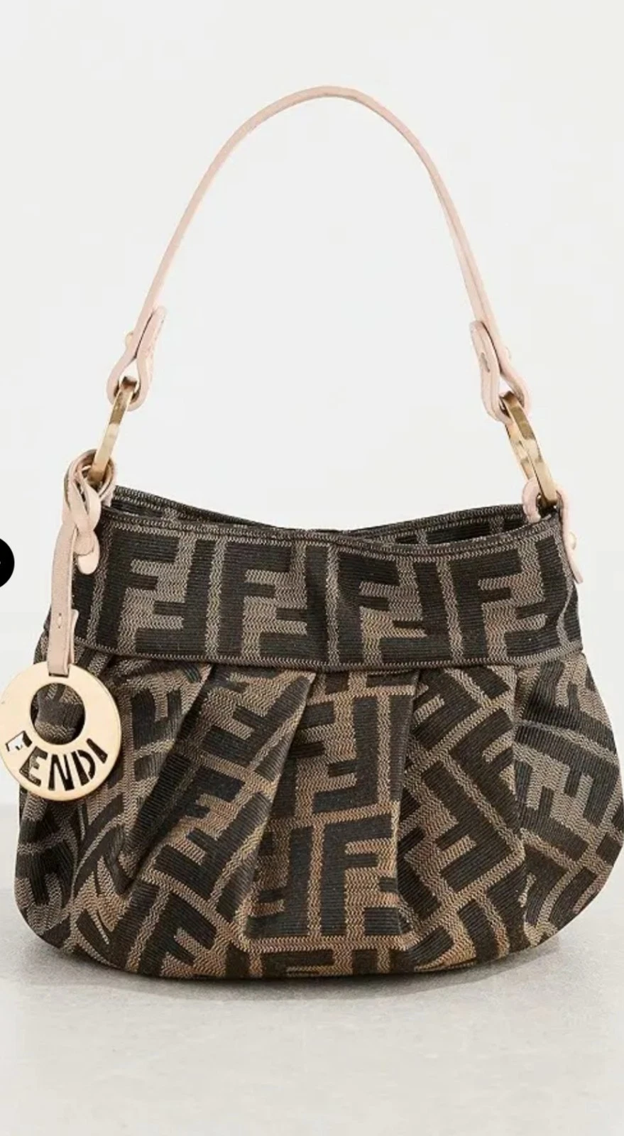 Fendi — Fendi pumpkin mini chef vintage bag brown pink original