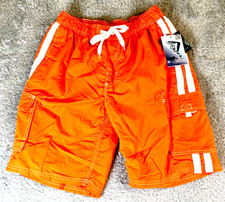 Kanu Surf Barracuda Board Shorts Orange Drawstring Mens Size M