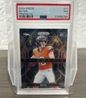 Bo Nix rookie panini prism prismatic Denver broncos card psa 7