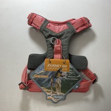 Kurgo Journey Air Dog Harness Coral Gray Reflective Trim - Size Small- Nwt Kurgo Journey Air Dog Harness Coral Gray Reflective Trim - Size Small- Nwt