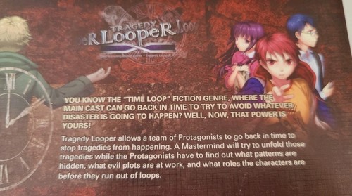 Juego de mesa Tragedy Looper. Juegos Z Man. Nuevo sin usar. Raro - Imagen 6 de 18