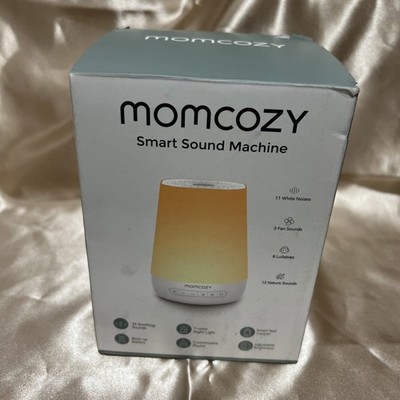 Momcozy Noise Machine for Baby Sleeping with Night Light - White