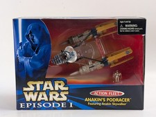 Star Wars Episode 1 Action Fleet Anakin's Podracer w  Anakin Skywalker Sealed