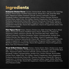 Filets in Gravy Wet Dog Food Rotisserie Chicken Flavor, Filet Mignon Flavor, and