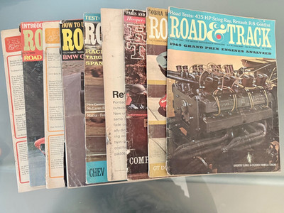 Road & Track Magazine R&T 1963, 1965, 1967,1968,1969