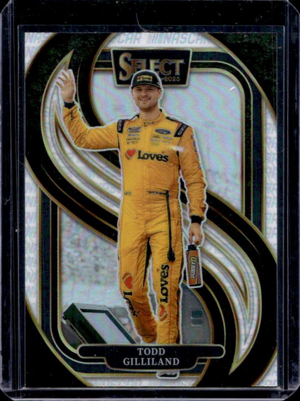 2025 Panini Select Todd Gilliland Trackside Silver NASCAR Logo #285