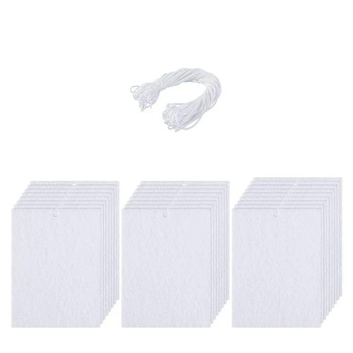 25 STÜCKE Sublimation Auto Lufterfrischer BläTter Auto Duft HäNgende BläTte9045