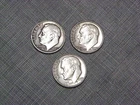 Roosevelt Dimes (Lot Of Three) 1949 P, 1957 P, 1959 P.