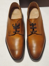 CHURCH'S Brown Leather Oslo Oxford Dress Shoes US 7 NEW