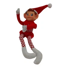 Vintage Chenille Christmas Ornament Pixie Elf