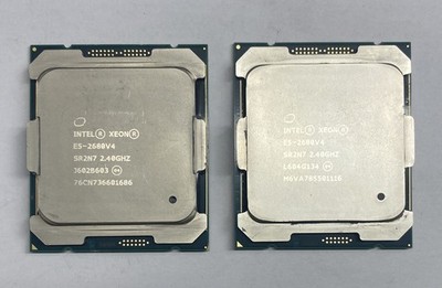 2 x Intel Xeon SR2N7 / E5-2680V4 2,40GHz / 35MB / 14-Core Sockel 2011 Prozessoren
