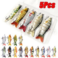 Jointed Swimbait 6 Segment Sinking Lure 10cm 17.5g Hard Bait for Fishing Tackle