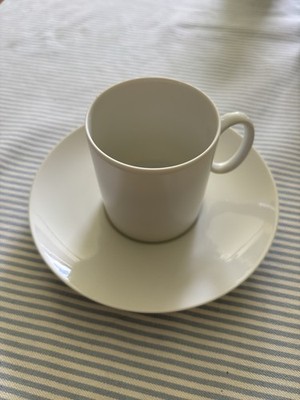 Thomas Porzellan Medaillon 1 Tasse mit Untertasse weiß